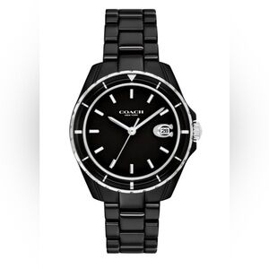 New Coach Preston Women's Black Dial 32mm Ceramic Watch 14503805
